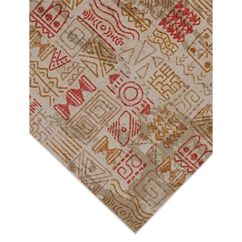 Yanika Boho Carpet - Orange media 5