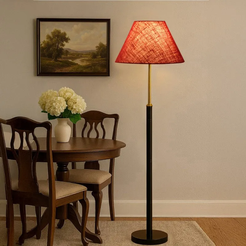 Dream Line Wooden Floor Lamp - Maroon media 3
