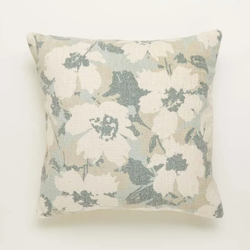 White Lotus Polycotton Cushion Cover media 3