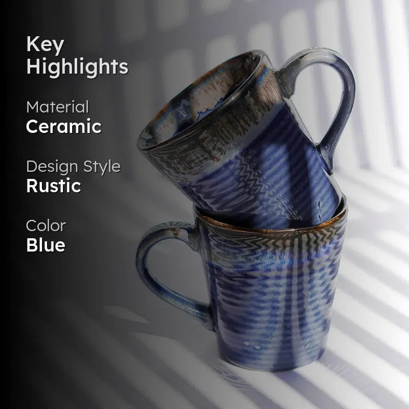 Halmi Ceramic Tea Cup (240 mL Each) - Set of Two media 2