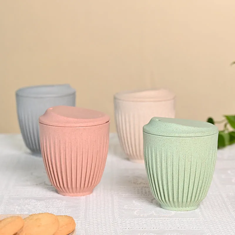 Desi Rice Husk Coffee Mug (250 mL Each) - Set of Four media 1