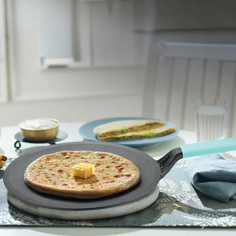 Bergner Arden Induction Safe Cast Iron Tawa - 26 cm media 1