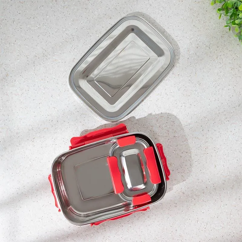 Ligo Red Lunch Box (800/150 mL) - Two Piece Set media 5