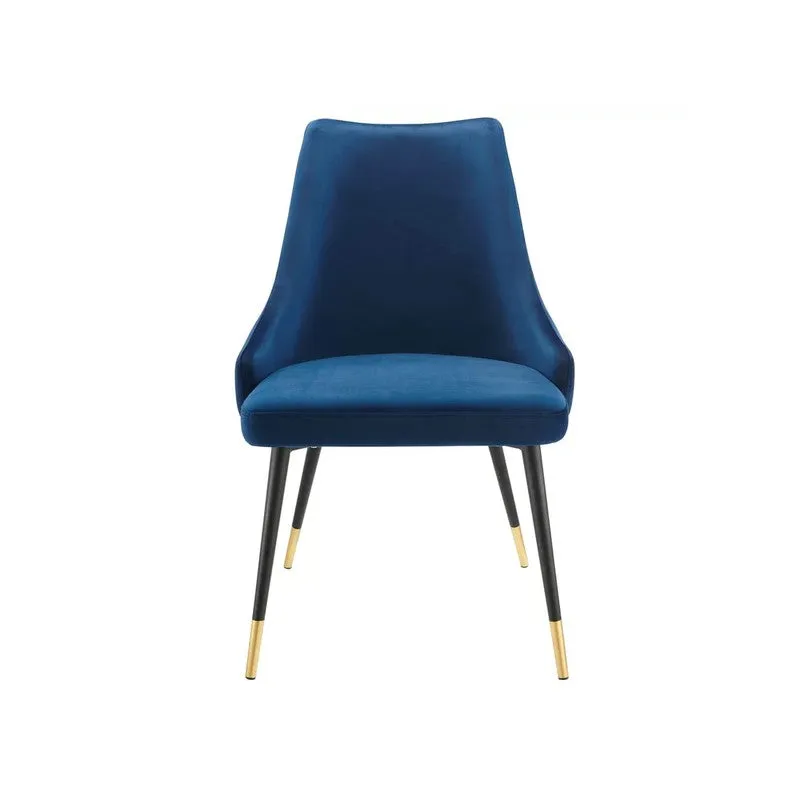 Lunara Neem Wood Accent Chair - Dark Blue media 5