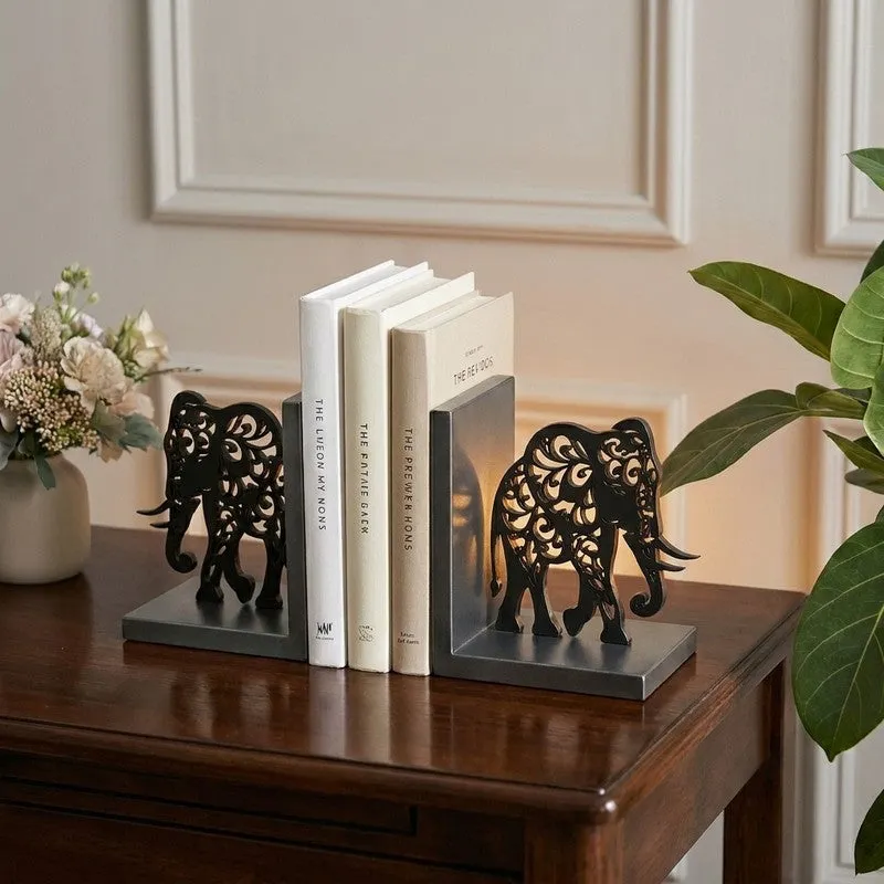 Trunkhold Wooden Book End - Set of Two media 1