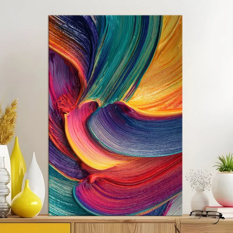 Aether Grid Abstract Canvas Wall Art media 5