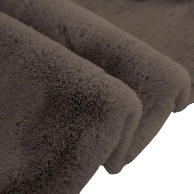 Ruffle Luxe Area Rug - Cocoa Brown media 3