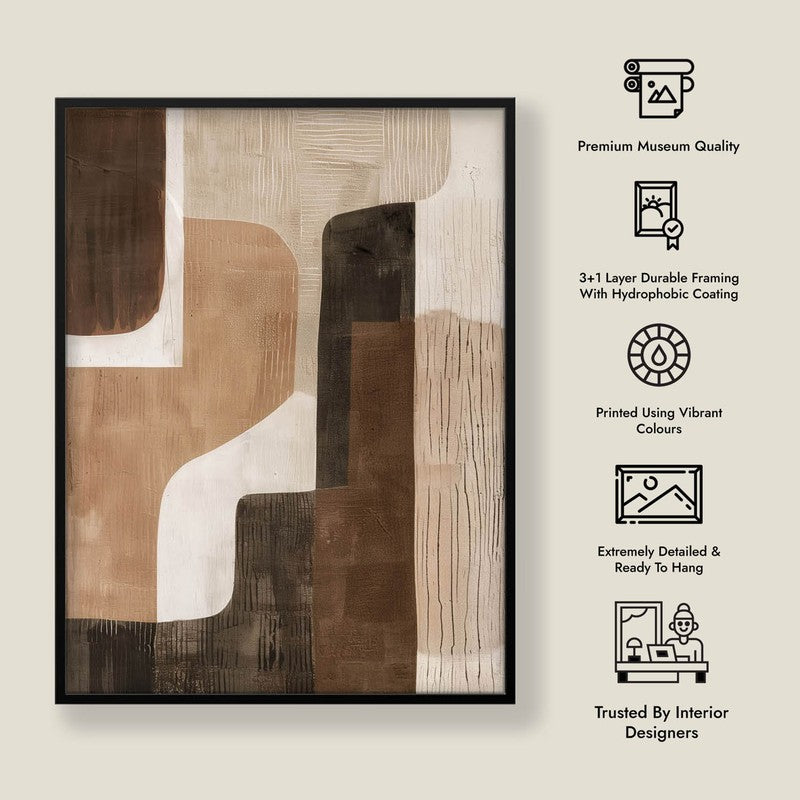 Sienna Sands Framed Canvas Wall Painting media 7