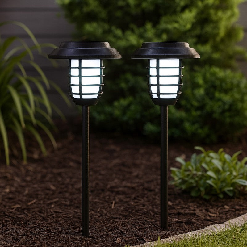 Courtyard Metal Outdoor Lamp - Set Of Two media 3