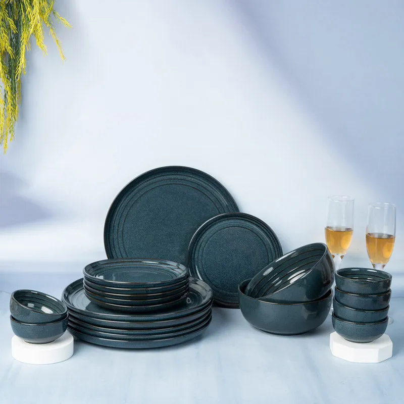 Estia Porcelain Dining Set (Saphire Blue) - 20 Piece Set media 1