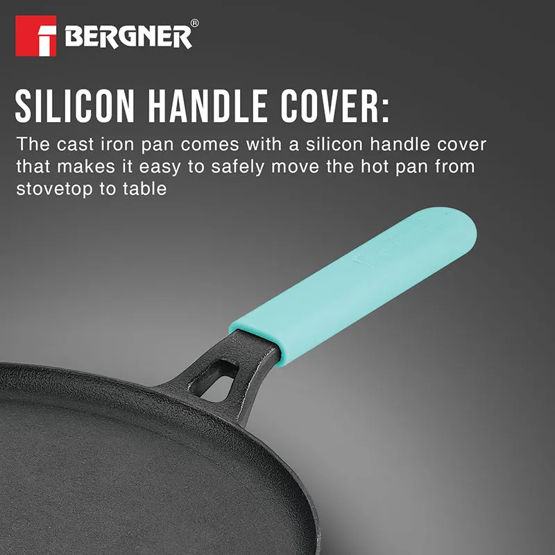 Bergner Arden Induction Safe Cast Iron Tawa - 29 cm media 5
