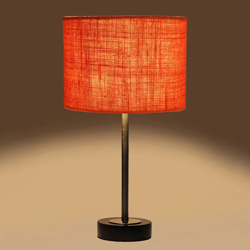 Sienna I Rodin Wooden Table Lamp - Orange,Silver,Black media 6