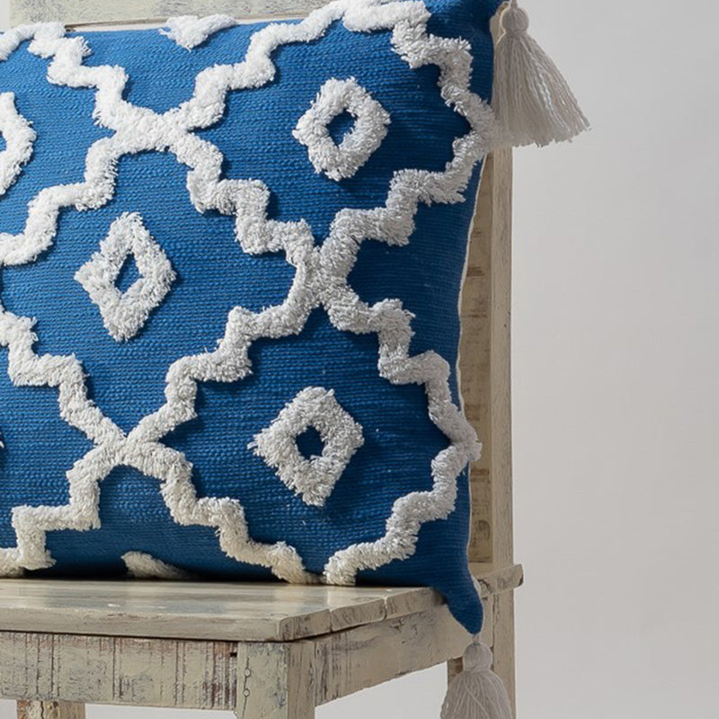 Medina Grid Tufted Cushion Cover media 4