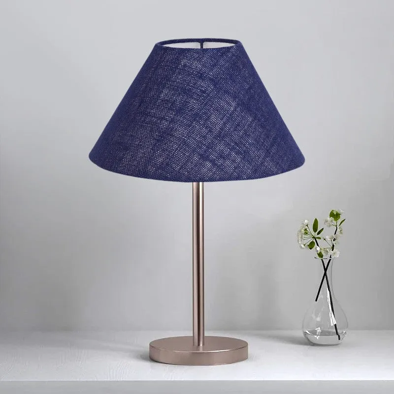 Noctra Opal Glow Metal Table Lamp - Blue media 4