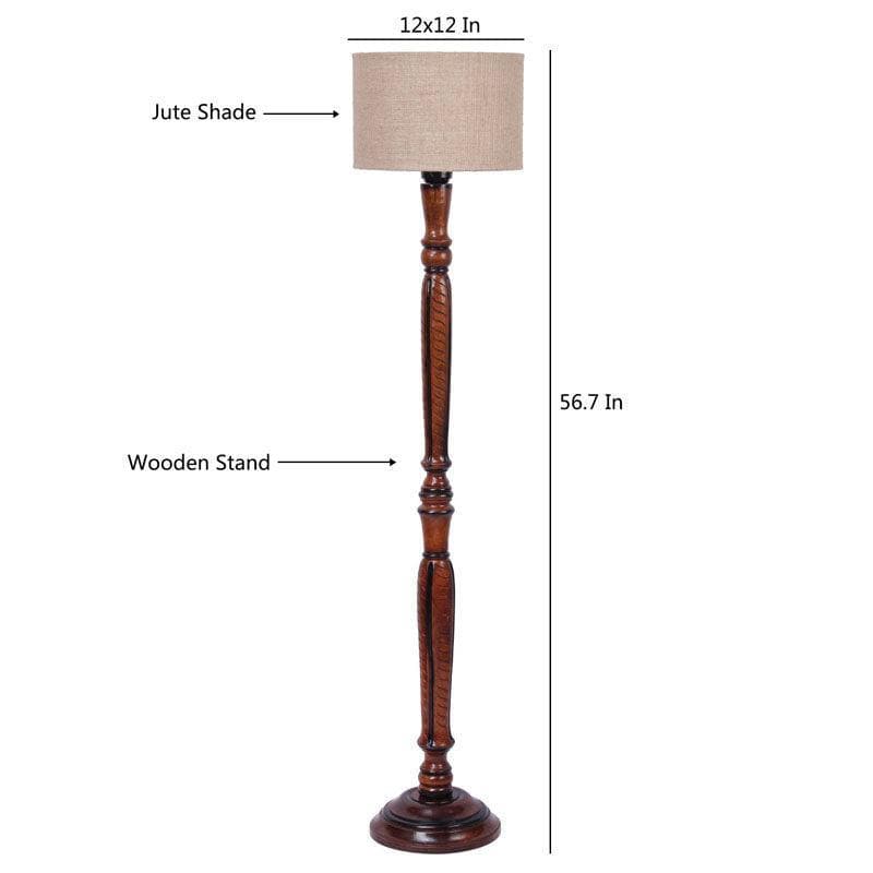 Old School Floor Lamp - Beige media 8