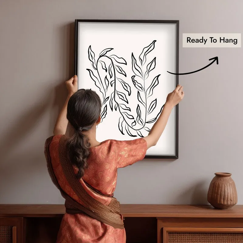 Everleaf Canvas Wall Painting With Black Frame media 6