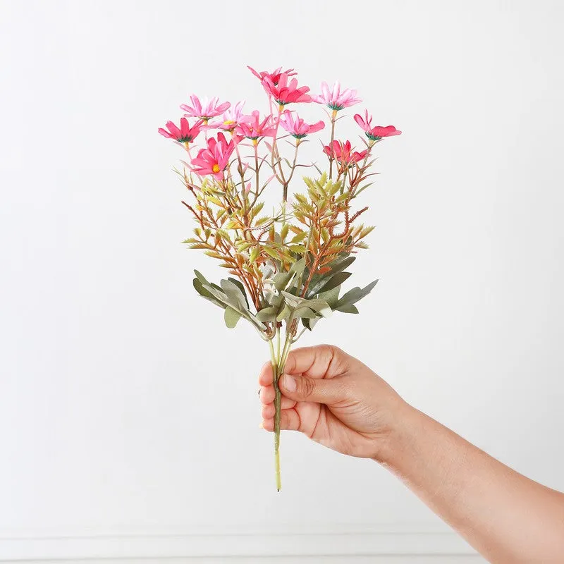 Autumn Daisy Artificial Flowers - Pink media 3