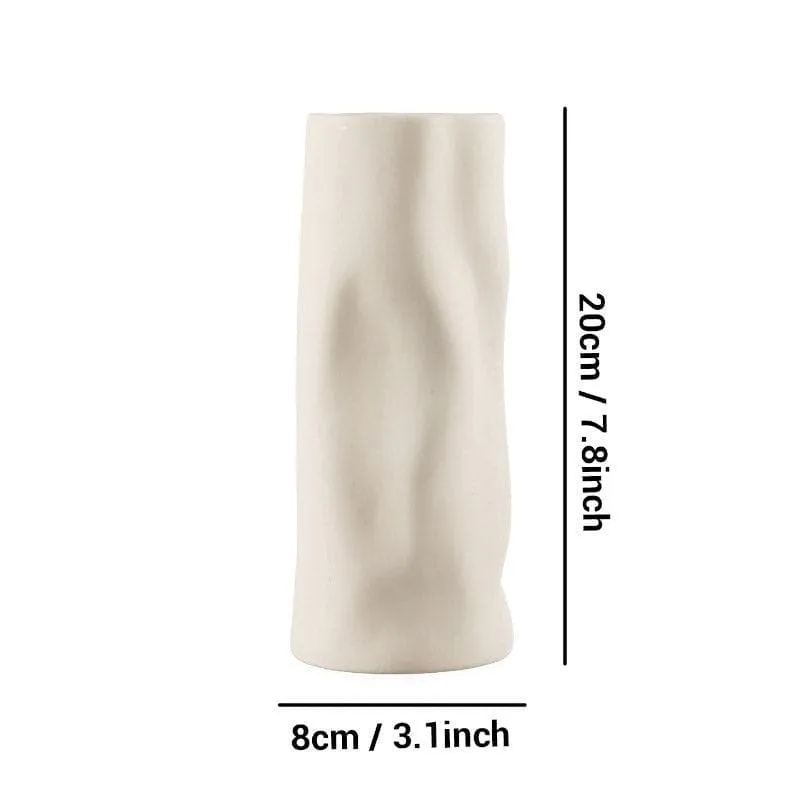 Flowy Fara Vase - White media 5