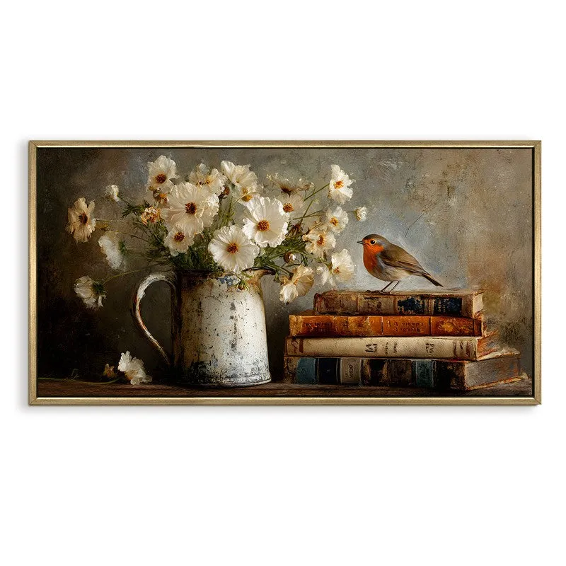 Whispered Grace Canvas Wall Painting With Frame media 3