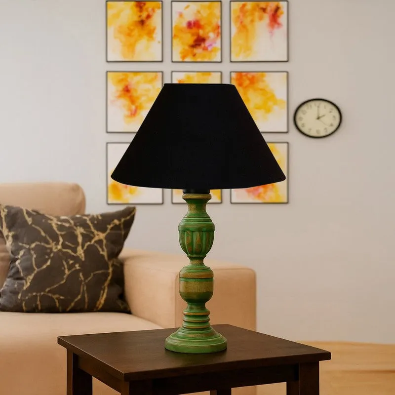 Arvello Ziora Wooden Table Lamp - Black media 4