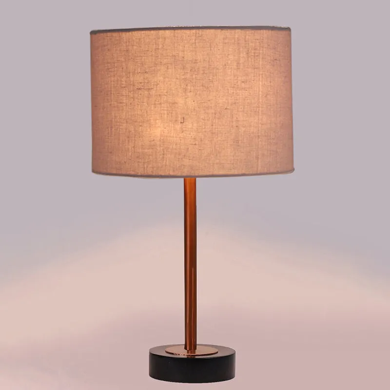 Cotin I Rodin Wooden Table Lamp - Grey,Copper,Black media 5