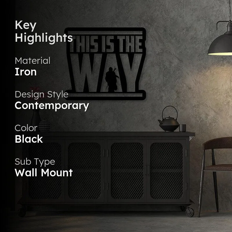 This IS The Way Iron Wall Accent media 2