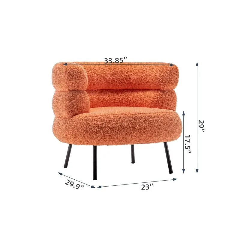 Clive Accent Chair - Orange media 5