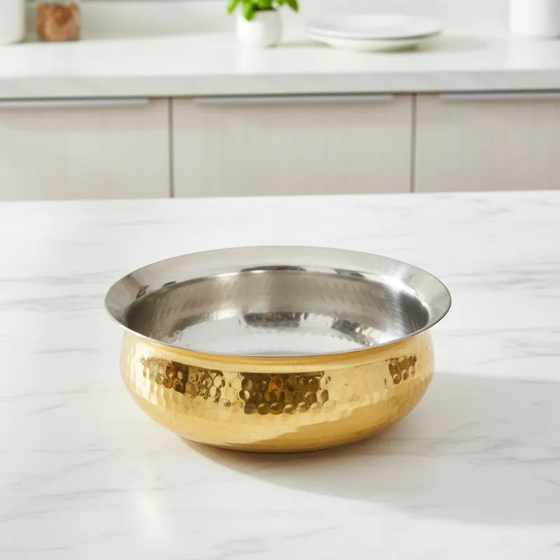 Caliora Durable Brass Handi - 3500 mL media 1