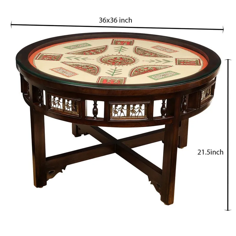 Kanaka Teak Wood Center Table media 9