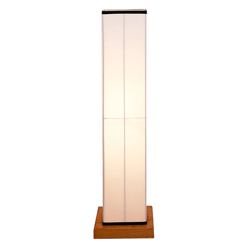 Ruya Wooden Tower Floor Lamp - Black & White media 3