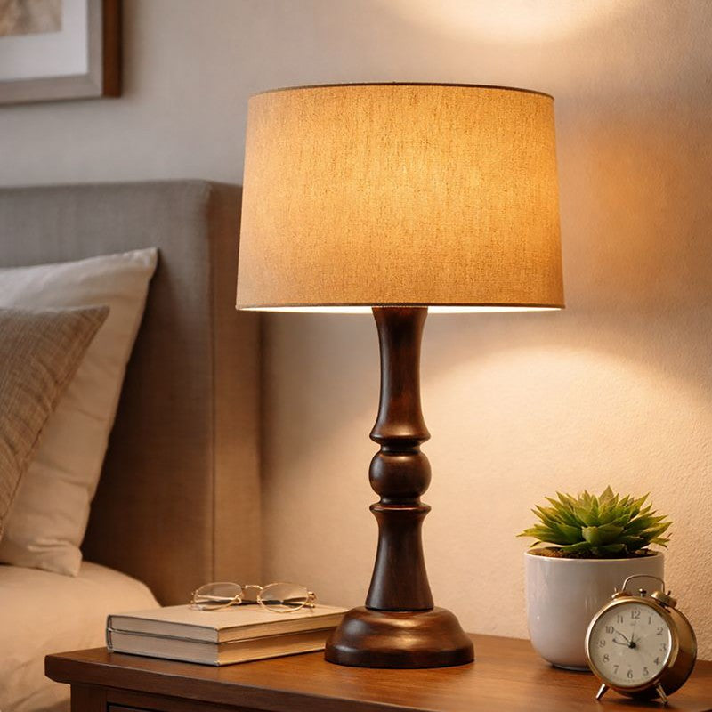 PureRadiance Wooden Table Lamp