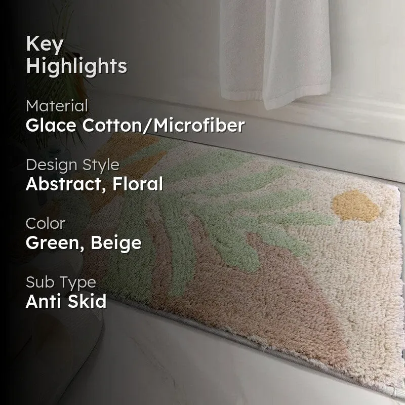 Pastel Suns Microfiber Bath Mat media 2