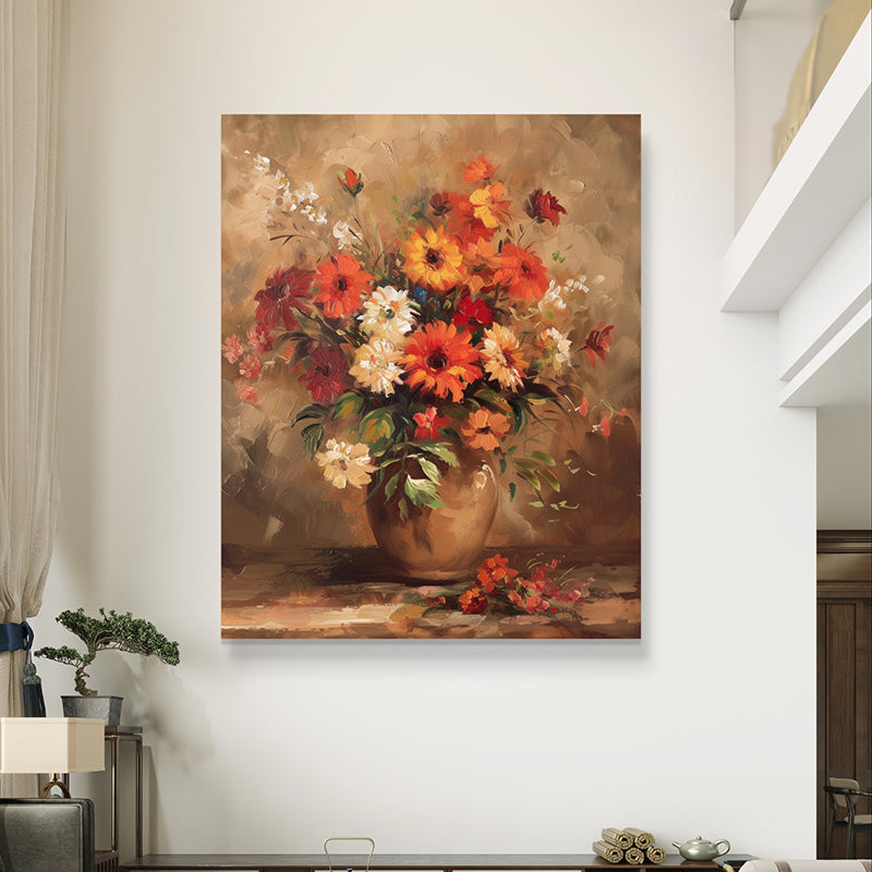 Rustic Bouquets Wall Painting