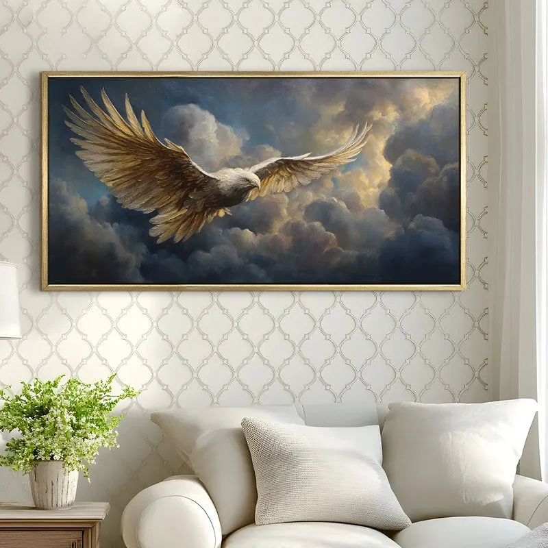 Soaring Canvas Wall Painting With Frame media 4