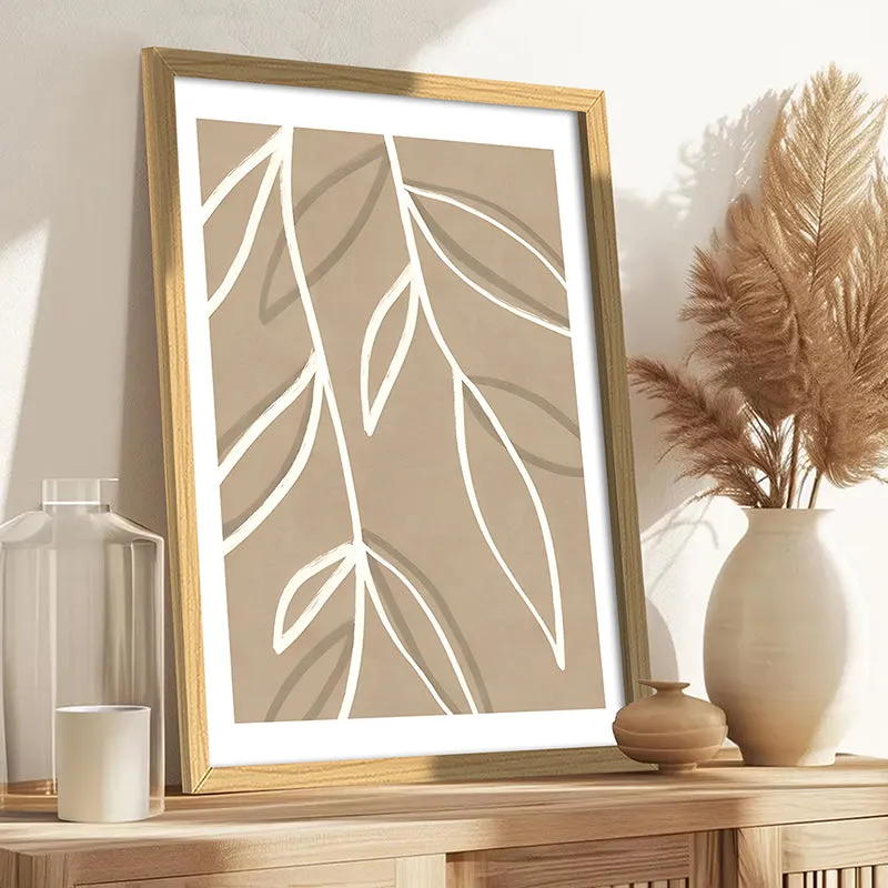 Shadow & Leaves Wall Art media 1