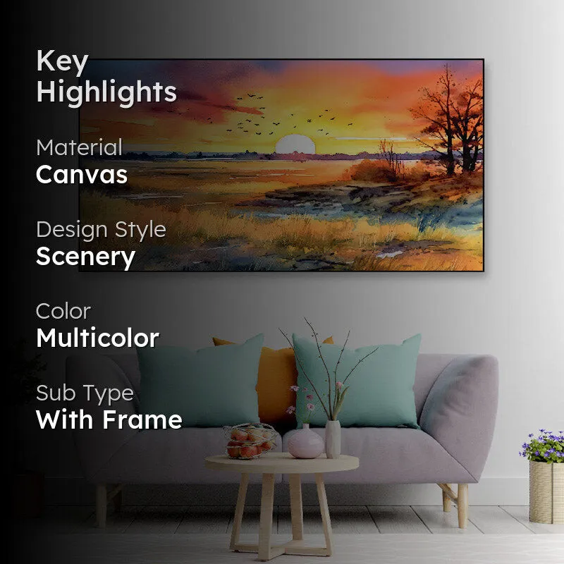 Break Of Dawn Beayty Canvas Wall Painting media 2