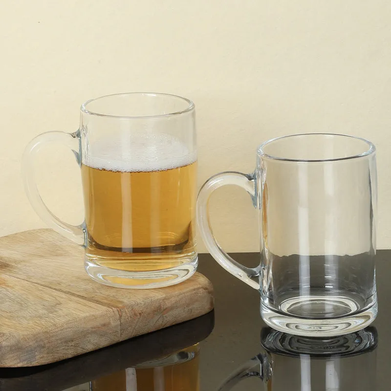 Jabez Beer Mug (350 ML) - Set Of Two media 1