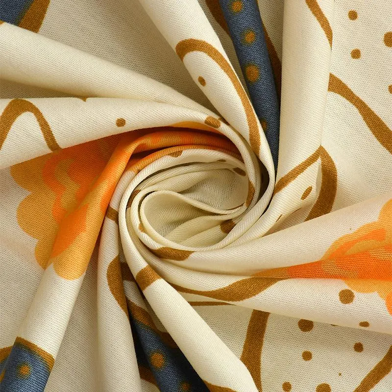 Micah Mango Floral Cotton Bedsheet - 210 TC media 4