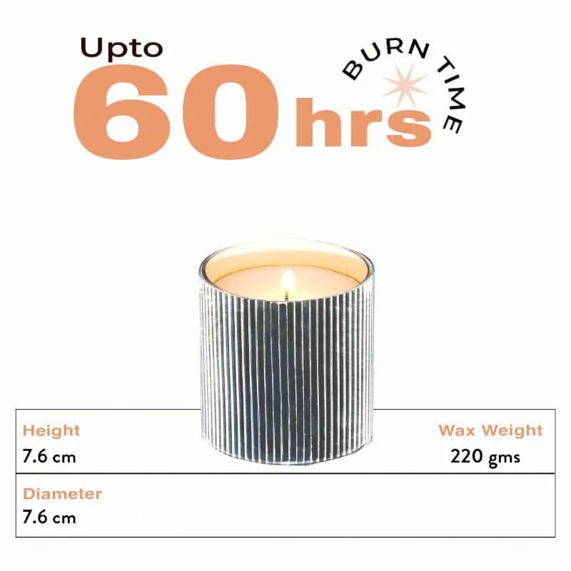 Chandni- Medium/ Single Wick Mirror Mosaic Scented Candle media 4