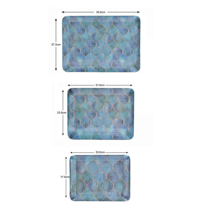 Moroccan Fervour Serving Tray - Set Of Three media 5