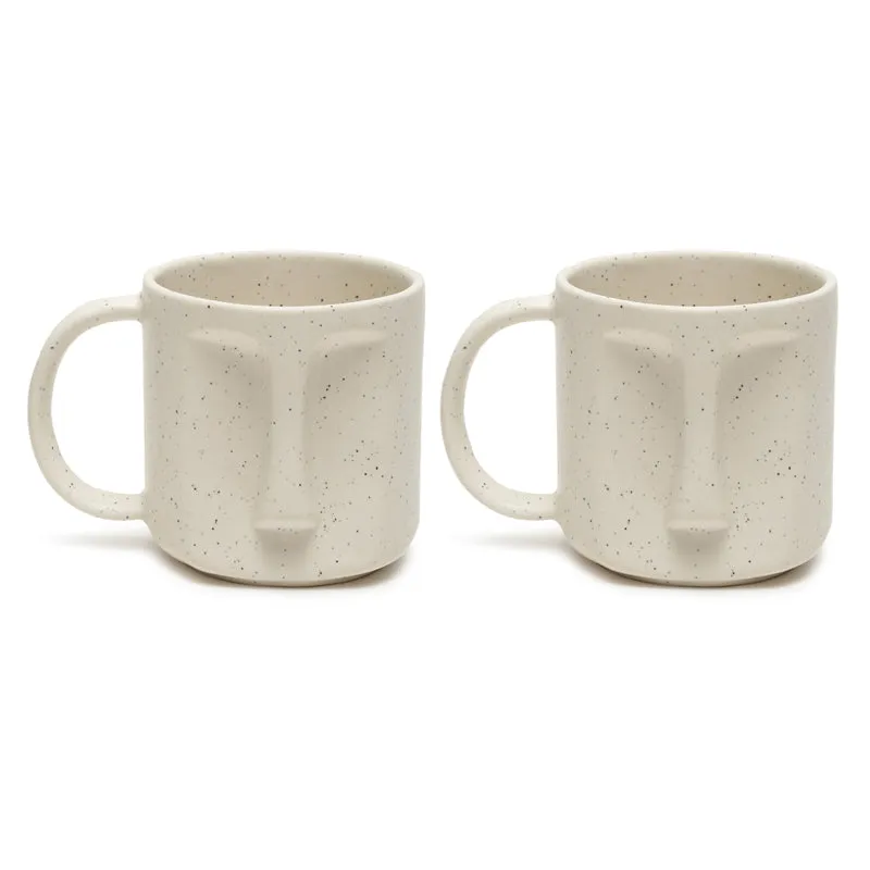 Cuppa Stoneware Coffee Mug (420 mL Each,White) - Set Of Two media 3