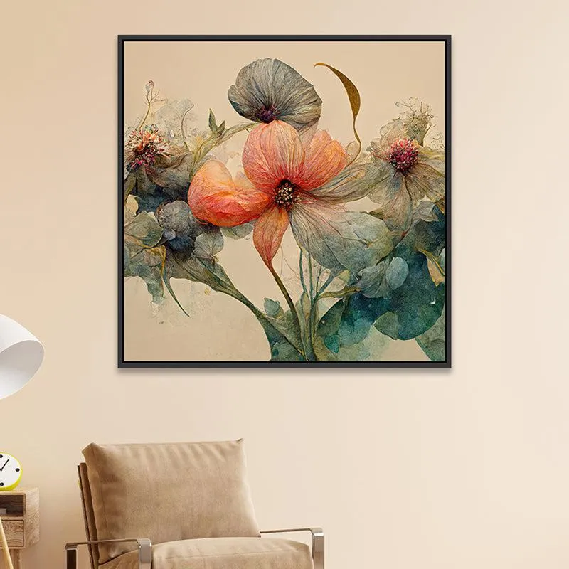 Abstract Bloom Bunch Wall Painting media 4