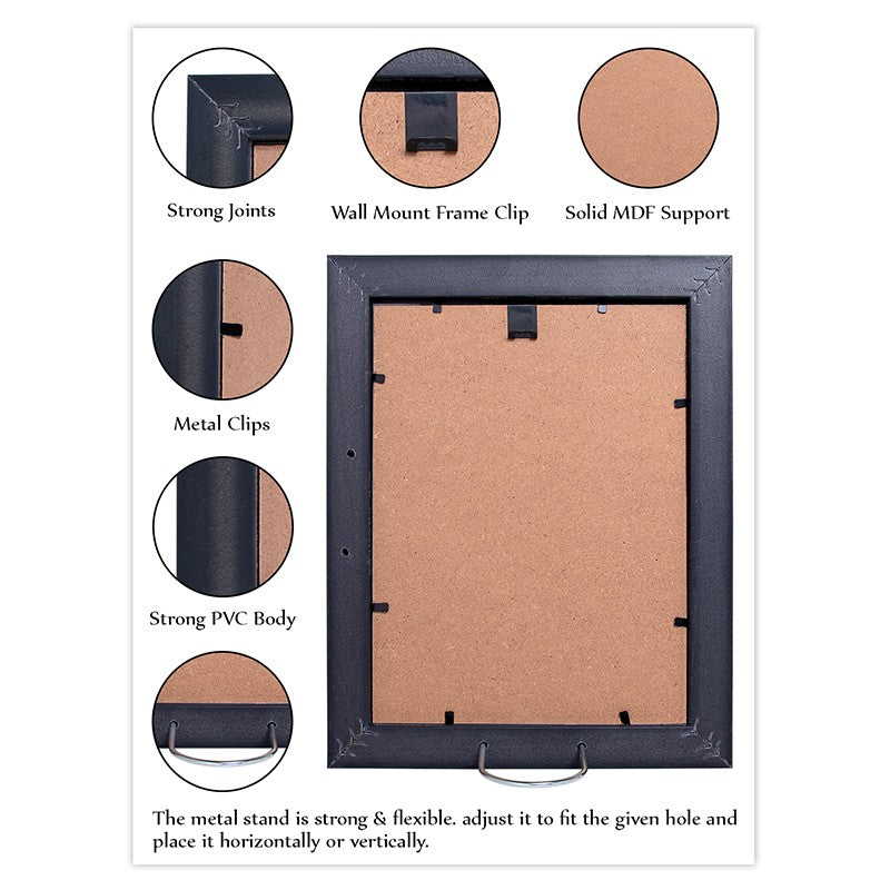 Elegant Vintage Style PVC Photo Frame - Blue media 8
