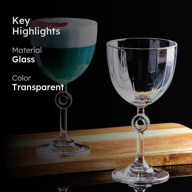 Pasabahce Olivia Wine Stem Glass (270 ML) - Set Of Two media 2