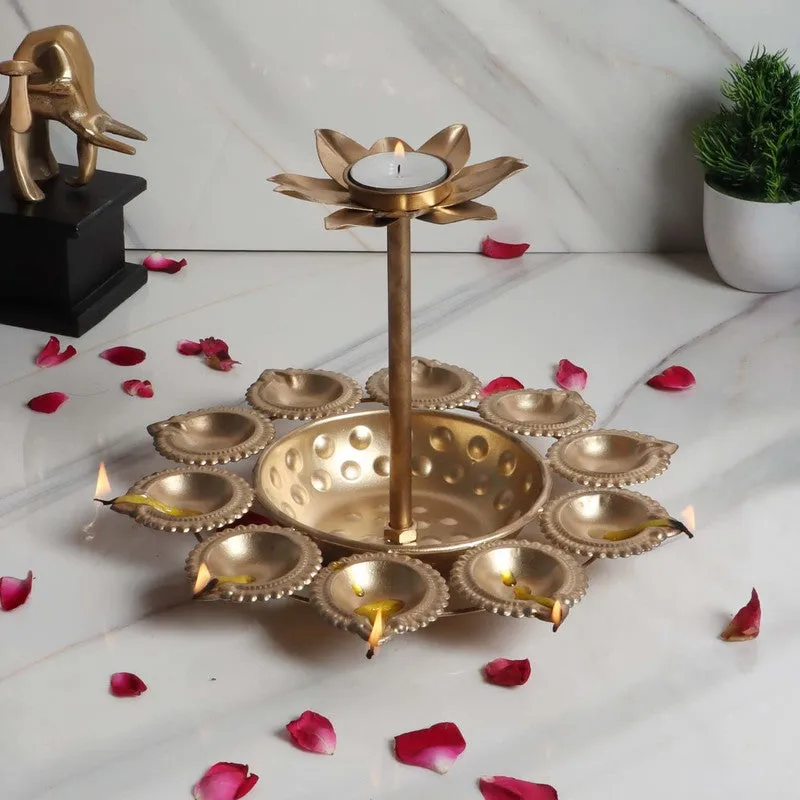 Heritage Bloom Diya media 1