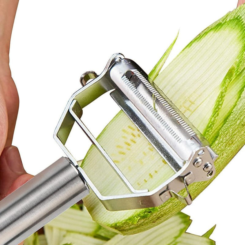 Dual Blade Stainless Steel Peeler & Julienne Tool media 7