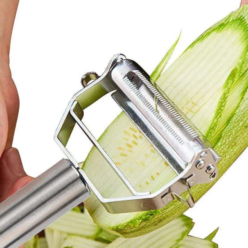 Dual Blade Stainless Steel Peeler & Julienne Tool media 7