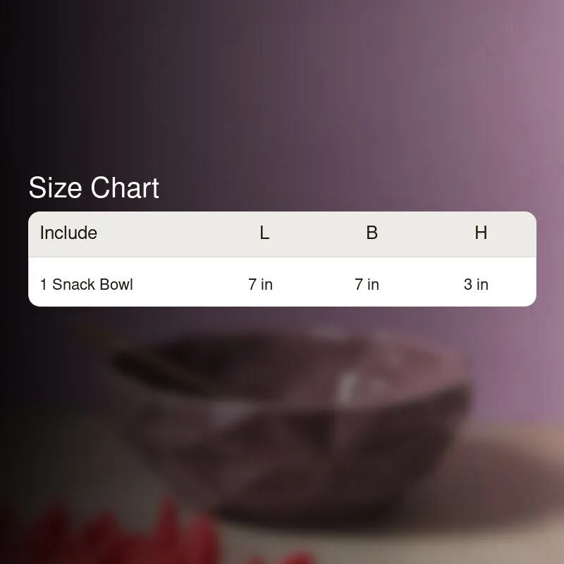 Noemi Ceramic Snack Bowl (Purple) - 300 mL media 6