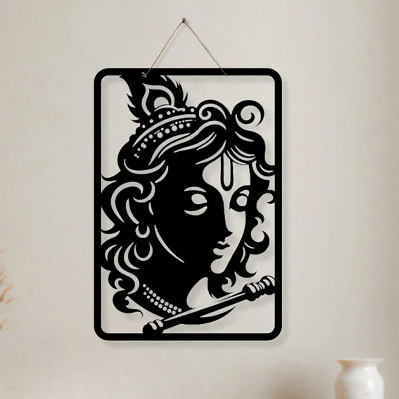 Venugopala Silhouette Iron Wall Accent media 3