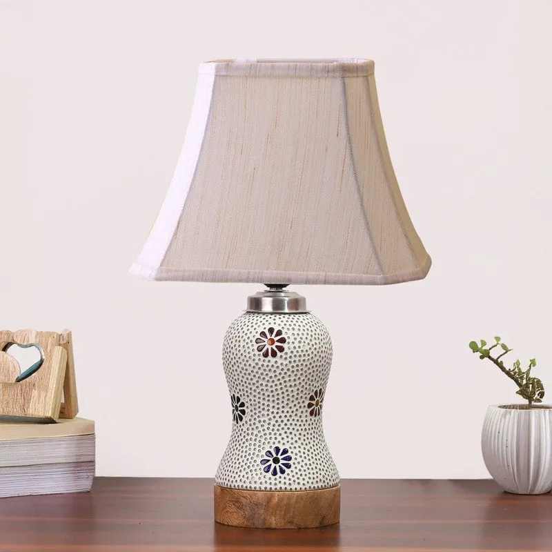 Espera Square Wooden Table Lamp - Multicolor media 4